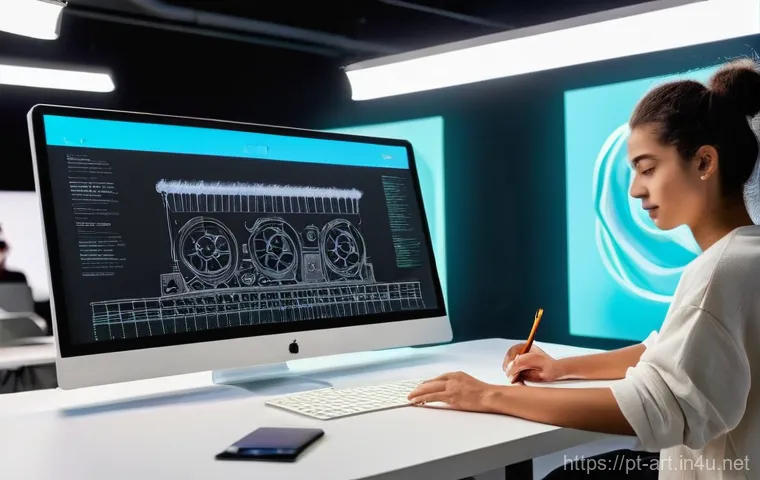 고등 미술 입시 전략 - **Prompt for Interview & Passion:**
    "A confident and passionate art student, in their late teens...